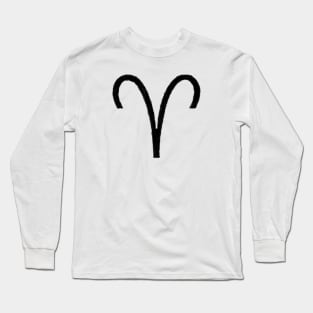 ARIES SYMBOL IN OIL Long Sleeve T-Shirt